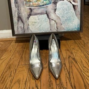 Silver heel BCBG